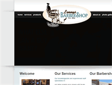 Tablet Screenshot of lennysbarbershop.com